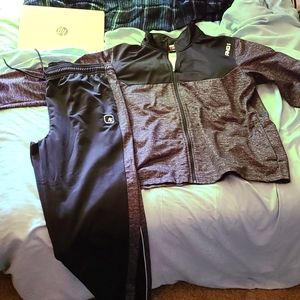 Men's XL AND 1 tracksuit. Black and Grey